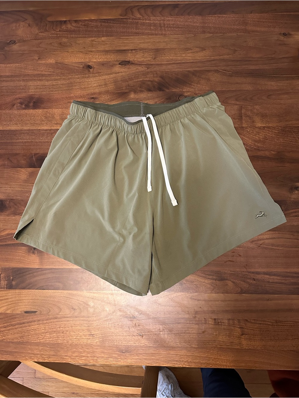 Tracksmith Men's Olive Twilight Shorts 5”
